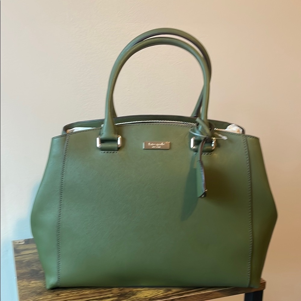 Kate Spade Tilden Place Satchel in “Sapling”
